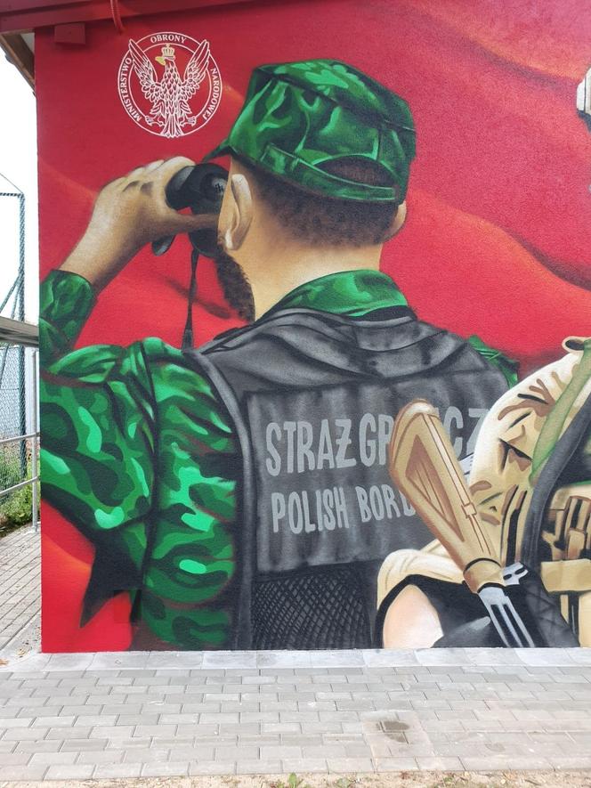 Efektowny mural powstał na ścianie remizy OSP Kochcice