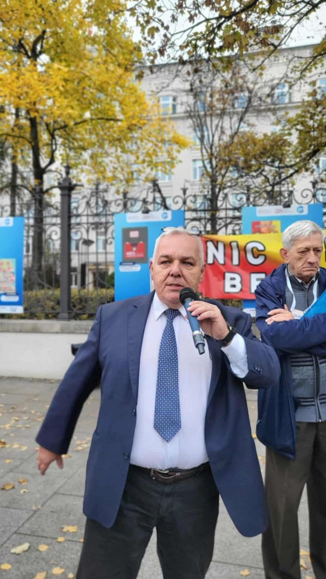 Protest taksówkarzy w Warszawie 16.10.2025