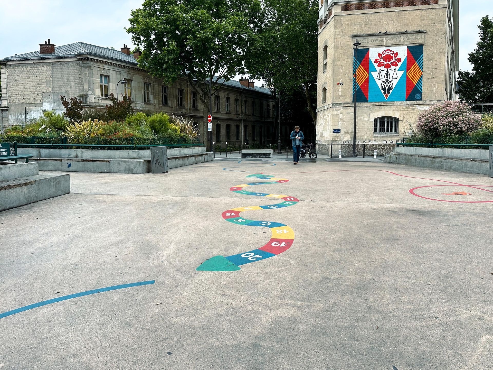 Szkolne ulice w Paryżu