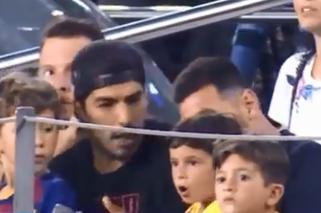 Syn Messiego cieszył się z nieszczęścia Barcelony. Suarez ZJADŁ GO wzrokiem [WIDEO]