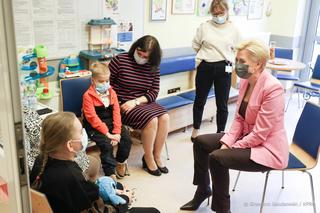 Agata Duda odwiedziła chore dzieci