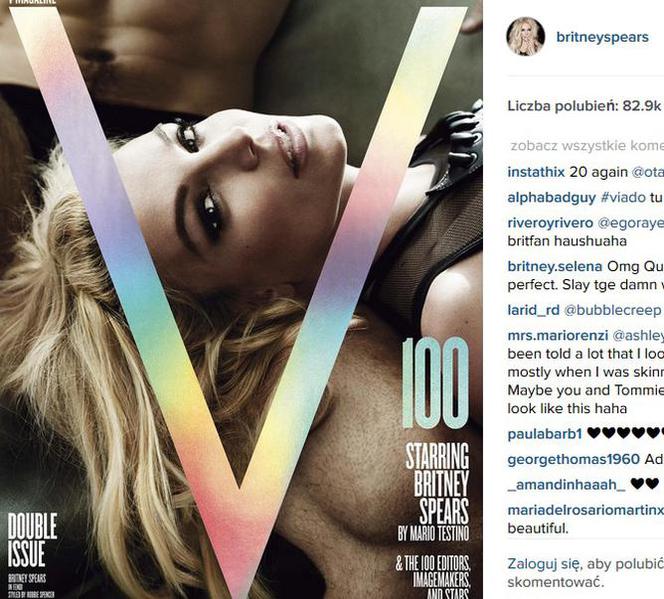 Britney Spears na okładce V Magazine 2016