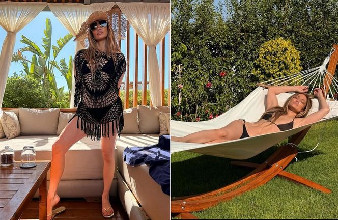 Wypoczywa w Egipcie po szaleństwach w Polsce! J. Lo wije się na hamaku