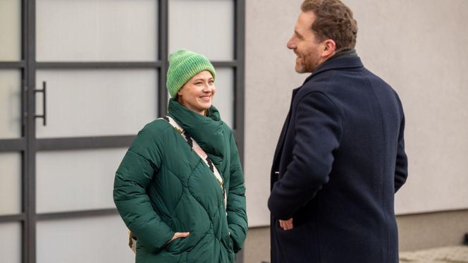 	Barwy szczęścia odc. 3174. Szczepan Krajewski (Robert Gulaczyk), Gabrysia Niedzielska (Marta Juras)