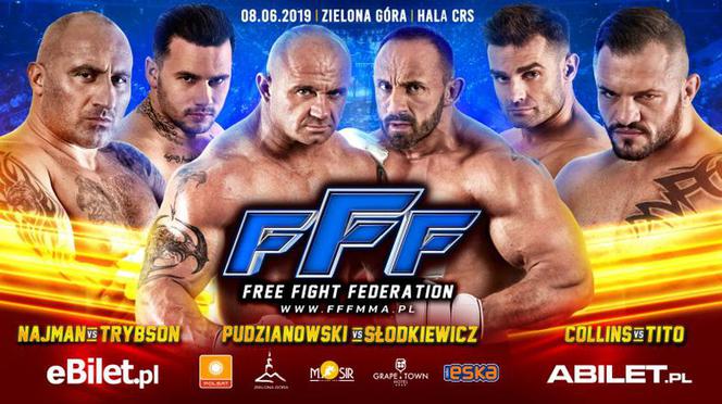 W ringu Pudzianowski i Collins, za mikrofonem Hardcorowy Koksu! W Zielonej Górze debiutuje FFF! [WIDEO]