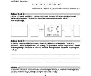 Matura 2024: chemia rozszerzona – ARKUSZ FORMUŁA 2015