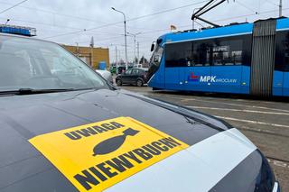  Niewybuch na zajezdni tramwajowej
