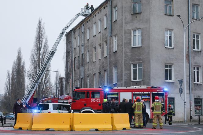 Pożar w kamienicy przy ul. Chodakowskiej