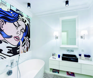 W tej łazience rządzi styl pop-art. Kuba i Gosia pokazali swój wymarzony projekt