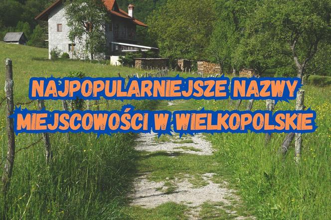 Najpopularniejsze nazwy miejscowości w Wielkopolskie
