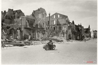 Białystok zniszczony po II wojnie światowej