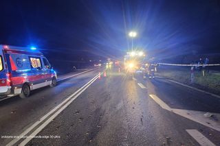 Wypadek śmiertelny w Chmielniku na trasie krajowej numer 73