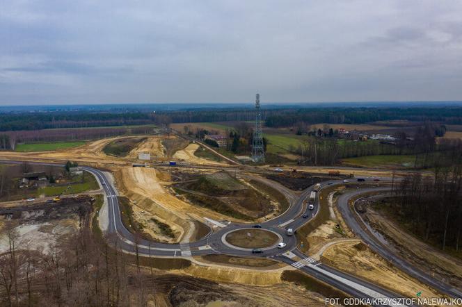 Budowa S7 na trasie Napierki - Płońsk. Zobacz postępy prac [GALERIA]