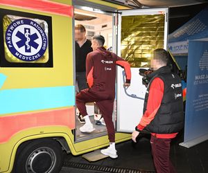 Lewandowski poszedł na badania po konferencji kadry