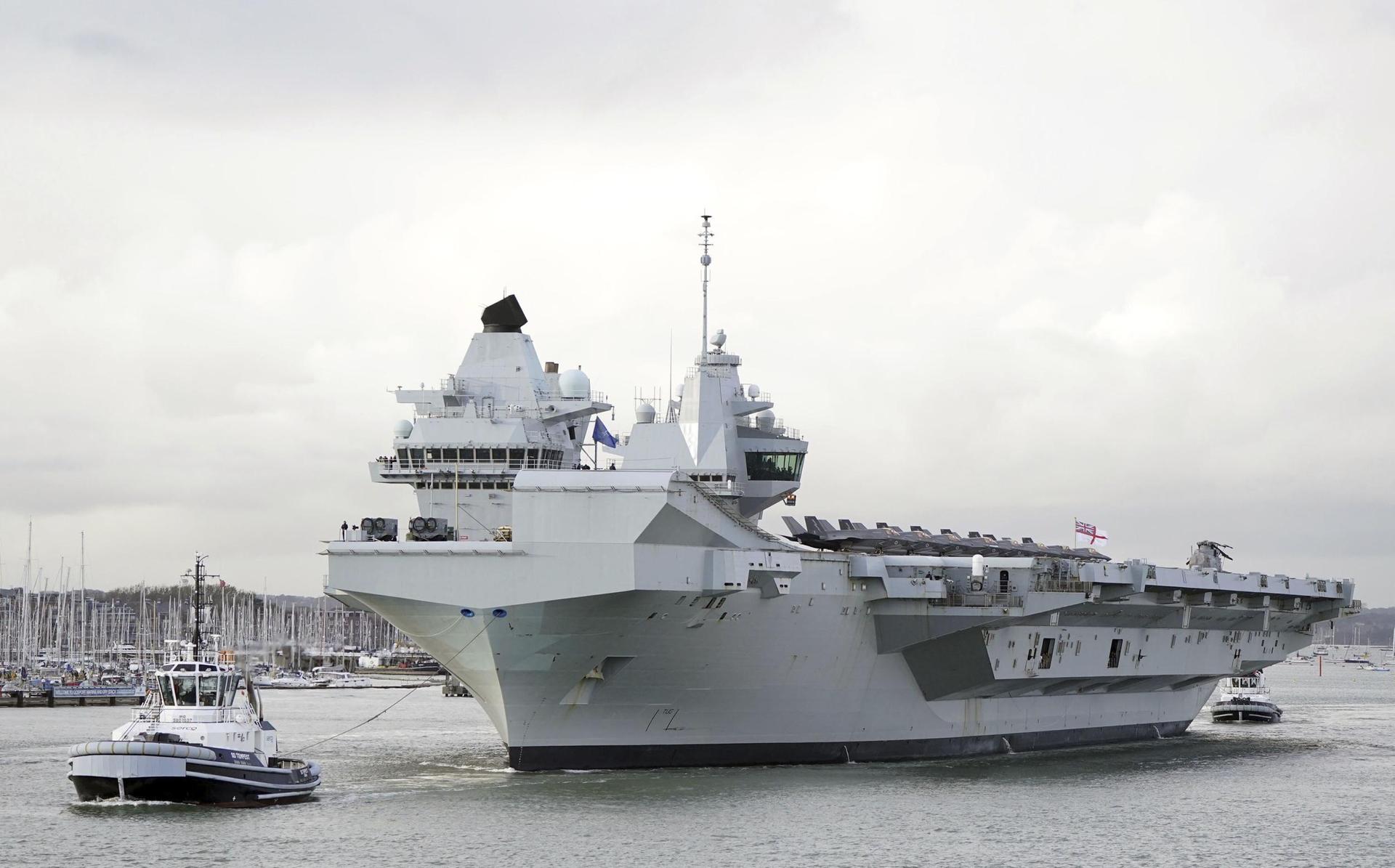 Brytyjski lotniskowiec HMS „Queen Elizabeth" 