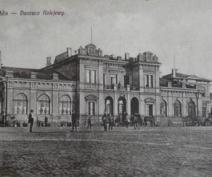 Dworce kolejowe w woj. lubelskim 100 lat temu