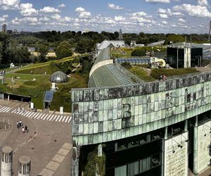 Ogród na dachu Biblioteki Uniwersyteckiej w Warszawie