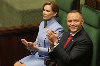 Karol Nawrocki z żoną wybiera się do USA