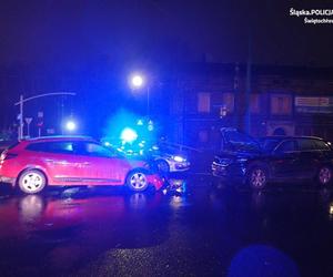 Wypadek na skrzyżowaniu ulic Bytomskiej i Chorzowskiej w Świętochłowicach