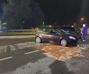 Starachowice. Wypadek na wiadukcie