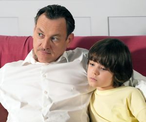 Barwy szczęścia odc. 3262. Sonia (Weronika Nockowska), Mateuszek (Filip Kowalewicz), Robert Stefaniak (Paweł Ławrynowicz)