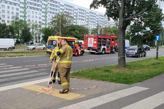 Łódź. Śmiertelny potrącenie 27-latki na przejściu. Kierowca volkswagena sam walczy o życie w szpitalu [ZDJĘCIA].