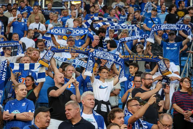 Tak bawili się kibice podczas meczu Lech Poznań - Lechia Gdańsk