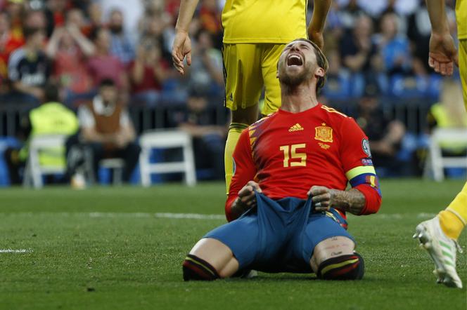 Sergio Ramos jest najlepszym strzelcem reprezentacji Hiszpanii w eliminacjach, ma 4 strzelone gole.