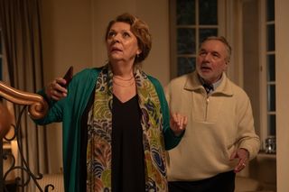 Barwy szczęścia, odc. 3163. Andrzej (Leon Charewicz), Józefina (Elżbieta Jarosik)