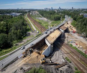 Przebudowa węzła kolejowego w Katowicach - sierpień 2025