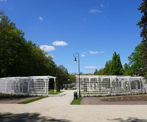 Różanka w Parku Planty po remoncie