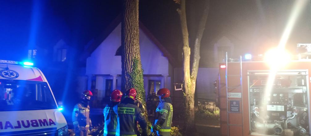 Pożar w Siennicy. Nie żyje dwóch pensjonariuszy domu opieki