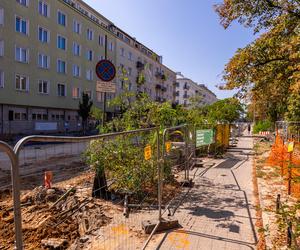 Budowa tramwaju na Rakowieckiej w Warszawie