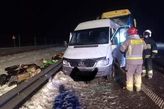 Zambrów. Tragiczny wypadek na S8. Dwie osoby nie żyją. 5 jest rannych Na busa najechała ciężarówka