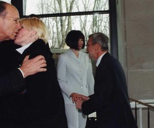 Od lewej: Stanisław Fiszer, Ewa Kuryłowicz, Ewa P. Porębska, Stefan Kuryłowicz
