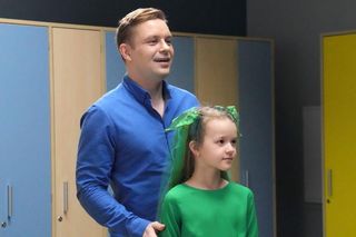 Barwy szczęścia odc. 3031. Hubert (Marek Molak), Marysia (Nina Szumowska)