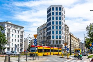 Dawny „szkieletor” przy placu Politechniki 4 w Warszawie