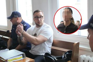 Pierwsze spotkanie Łukasza Żaka z dziewczyną w sądzie. Sceny, jakich nikt się nie spodziewał 