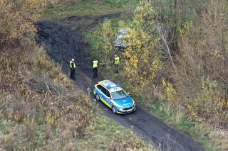 Pościg i wypadek w Pęcicach
