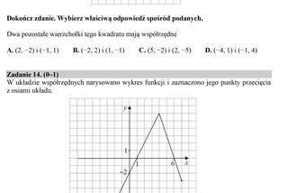 Egzamin gimnazjalny 2018 - część matematyczna