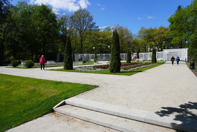 Różanka w Parku Planty po remoncie