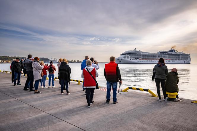 MSC Fantasia w Gdyni. To jeden z największych wycieczkowców na świecie!