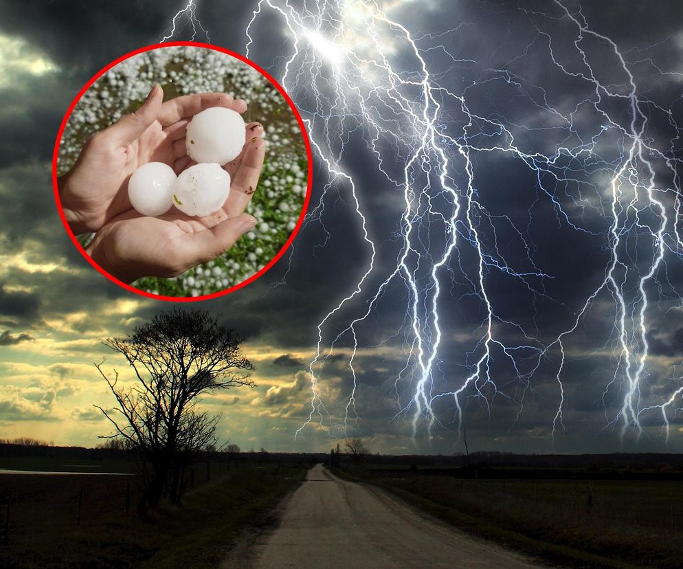 Burze z gradem uderzą w Polskę! IMGW ostrzega. Gdzie będzie najgorzej?
