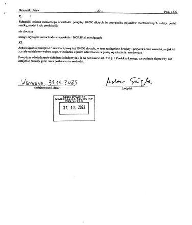 Oświadczenia majątkowe posłów. Tyle wynosi majątek ministra Adama Szłapki, który został ministrem do spraw Unii Europejskiej