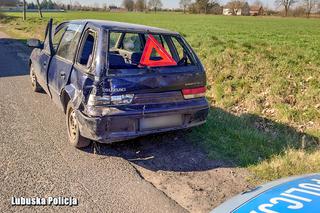 Złodziej roku! Zmęczył się kradzieżą i zasnął w rozbitym samochodzie