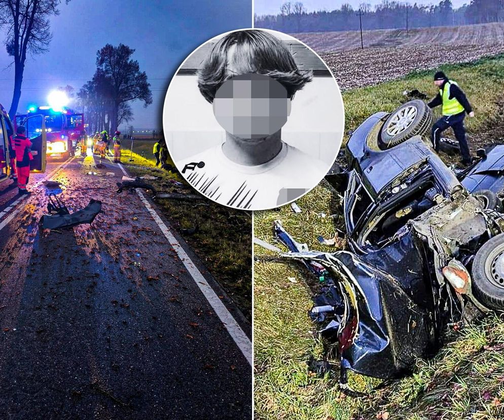 Ostatnia randka Huberta i Mileny. Roztrzaskali się o drzewo. 300 metrów od domu.