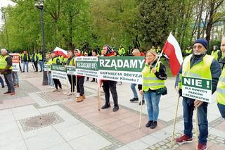 Protest branży drzewnej w Białymstoku - 16 kwietnia 2024
