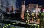 Pożar budynków w Kuźnicy Starej