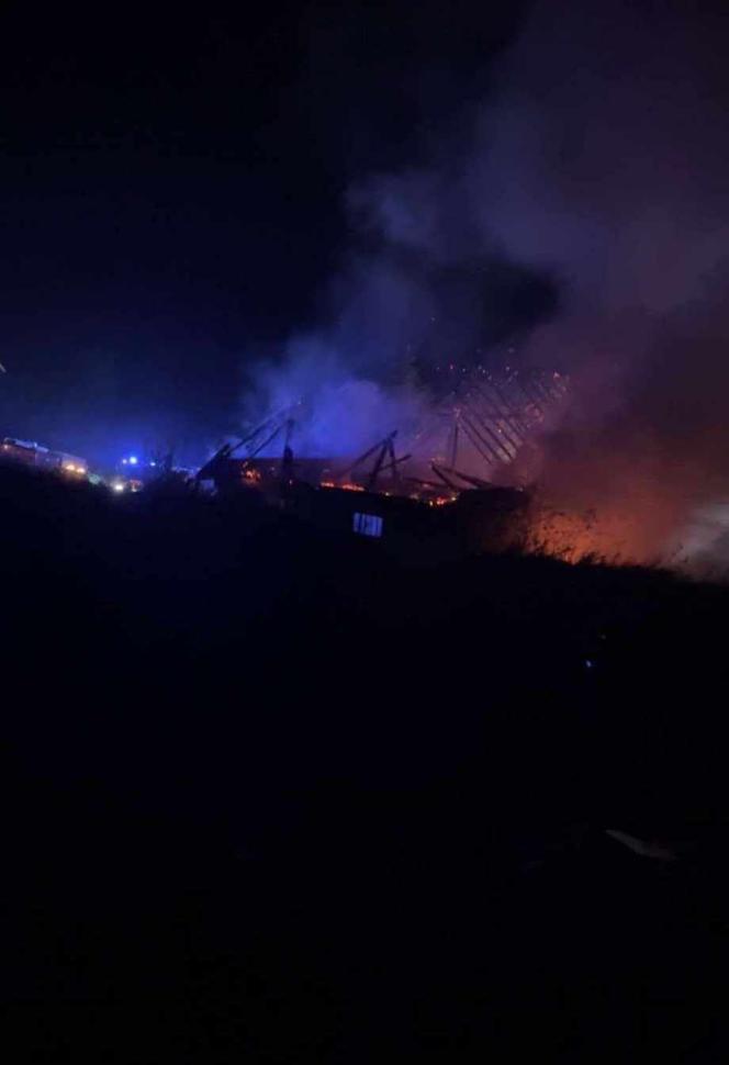 Tragiczny pożar w Łazach. Podpalacz podłożył ogień w stodole