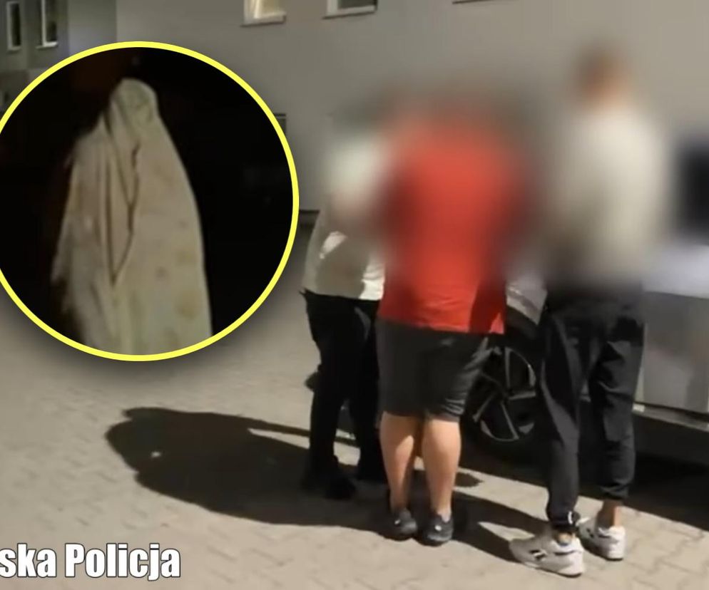 Wyjątkowo kreatywny złodziej. Żeby okradać ciężarówki, przebierał się za... ducha!